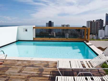 Apartamento Flat Luxo Bem Localizado No Bairro Da Barra Salvador de Bahía Exterior foto