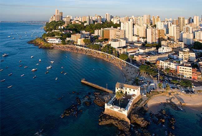 Apartamento Flat Luxo Bem Localizado No Bairro Da Barra Salvador de Bahía Exterior foto
