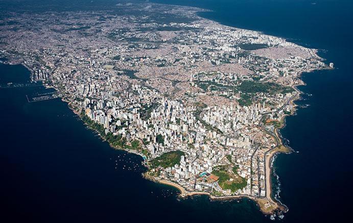 Apartamento Flat Luxo Bem Localizado No Bairro Da Barra Salvador de Bahía Exterior foto