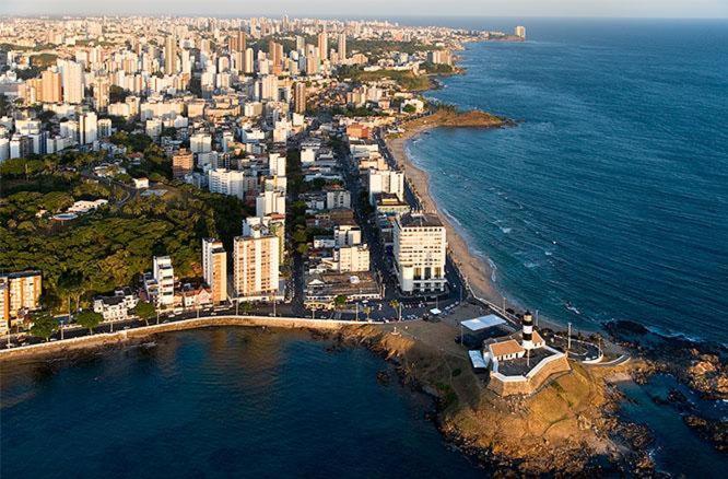 Apartamento Flat Luxo Bem Localizado No Bairro Da Barra Salvador de Bahía Exterior foto